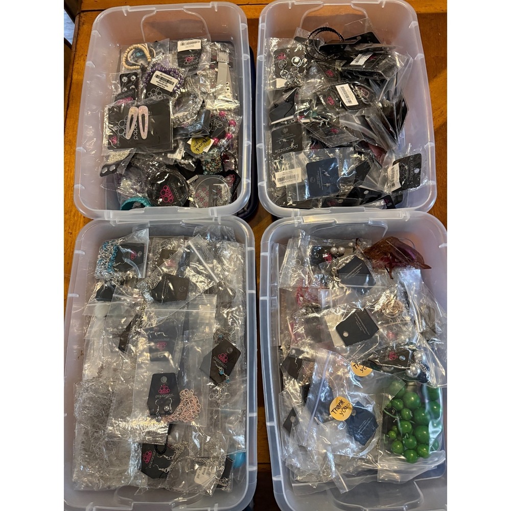 LOT OF 430+ PAPARAZZI JEWELRY NECKLACE SETS EARRINGS BRACELETS RINGS